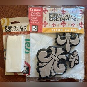 Decorative Stamping Fleur de Lis Set